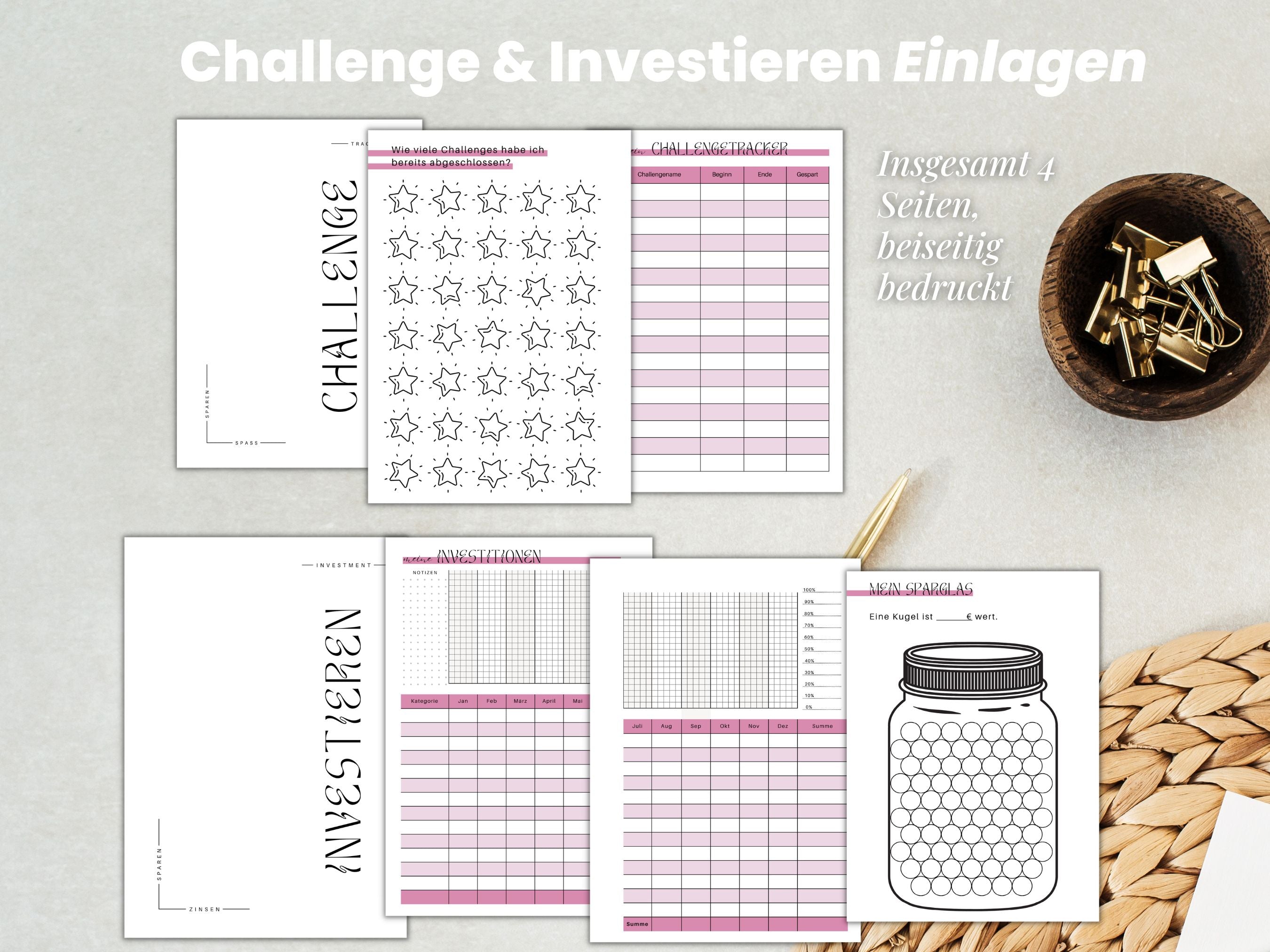 Budget Planer - Pretty in Pink - 87 Seiten