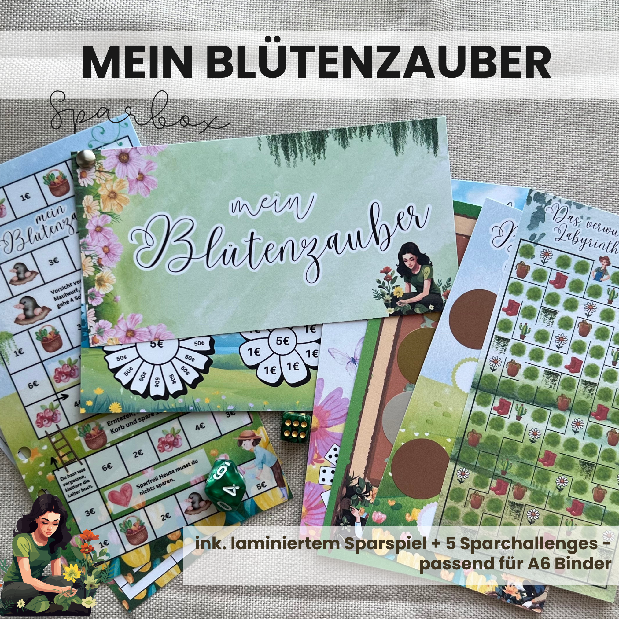 Mein Blütenzauber - Sparbox